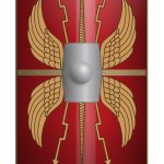 Roman Legion Shield Scutum template