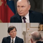 Putin Tucker Carlson interview meme