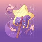 Bunny Fish Space Wand