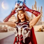 Thor - Goddess of Thunder | image tagged in thor,cosplay,thor love and thunder,memes,mcu,marvel cinematic universe | made w/ Imgflip meme maker