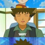 brock meets chichi | image tagged in brock blank meme,pokemon,nintendo,dragon ball z,crossover,funny memes | made w/ Imgflip meme maker