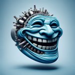 trollface blue electric motor