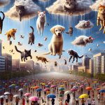 raining cats and dogs