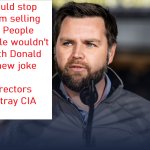 JD Vance the traitor boy against US steel meme