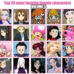 top 20 most favorite female characters volume 5 | image tagged in top 20 favorite female characters volume 5,favorites,anime,videogames,super mario bros,empowerment | made w/ Imgflip meme maker