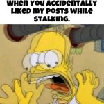 stalking template