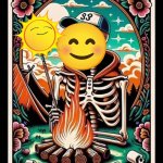 Tarot | The Happy Camper Wizard W/ Smile Mask And Sun Smile Wand