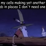 ik that not a single person can relate to this | my cells making yet another scab in places I don't need one in: | image tagged in gifs,bruh | made w/ Imgflip video-to-gif maker