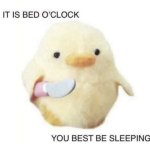 You best be sleeping