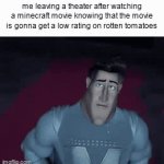 i feel bad for minecraft movie though. | image tagged in gifs,minecraft | made w/ Imgflip video-to-gif maker