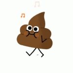 Perry PhD singing dancing poop JPP GIF Template