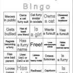 Cat Furry Bingo