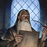 Gandalf studying