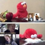 I'm weird . | image tagged in elmo cocaine,harry potter,percy jackson | made w/ Imgflip meme maker