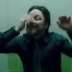 Laughing in Bathroom GIF Template