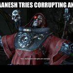 Your Malignant energies are useless | WHEN SLAANESH TRIES CORRUPTING AN ASEXUAL | image tagged in your malignant energies are useless | made w/ Imgflip meme maker