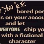 Ship with a fictional character