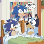 Bluey X Sonic meme