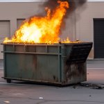 Dumpster fire