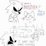 Sonic.EXE meets a Boykisser