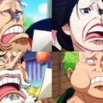 One Piece Cringe Faces meme