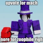 Carolina Mach Regretevator 3 | upvote for mach; ignore for zoophile rights | image tagged in carolina mach regretevator 3 | made w/ Imgflip meme maker