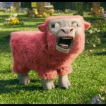 MC movie pink sheep meme