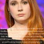 Karen Gillan as Nathaleenah Harrison in WOMAN OF THE WORLD