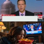 Breaking News Kamala Eats Doritos meme