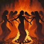 Female Shadow Flame Dance