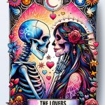 Tarot Skeleton | The Lovers