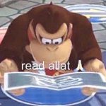 DK read allat meme