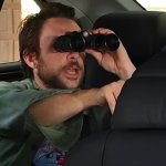 Charlie searching binoculars always Sunny IASIP