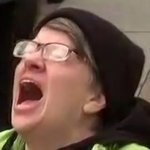 Crying Liberal Woman