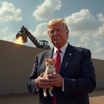 Trump Saves the Kitty meme