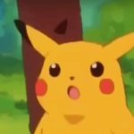 Clean Surprised Pikachu