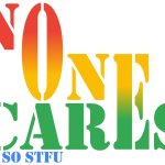 No one cares so stfu logo