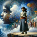 hawk tua girl spitting in air