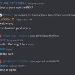 Studio says omg so sigma