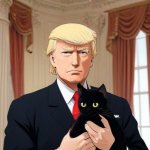 President Donald Trump Loves Cats