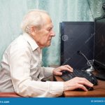 Old man computer