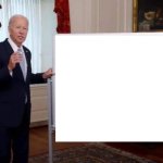 Biden blank sign template