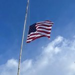 half mast flag