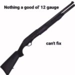 nothing a good ol 12 gauge cant fix