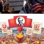 Christians for Israel = Chickens for KFC