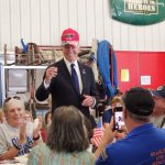 Joe Biden Wearing Trump Hat