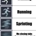 Very Fast | Me closing tabs when my moms about to come into my room | image tagged in very fast | made w/ Imgflip meme maker