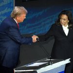 Harris Trump Handshake