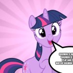 Twilight Sparkle loves playing and Watching Digimon | DIGIMON IS AWESOME! DIGIMON IS FUN TO PLAY AND FUN TO WATCH! DIGIMON IS THE BEST! | image tagged in twilight sparkle happy mlp | made w/ Imgflip meme maker