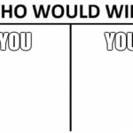 Who Would Win? | YOU; YOU | image tagged in memes,who would win | made w/ Imgflip meme maker